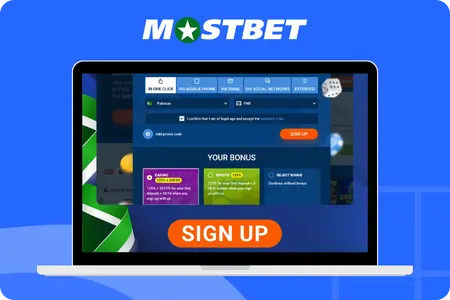 Create an Account at Mostbet